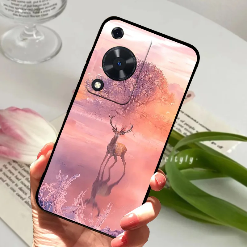 Cool Wolf Lion Silicone Back Cover - Soft Shockproof Shell