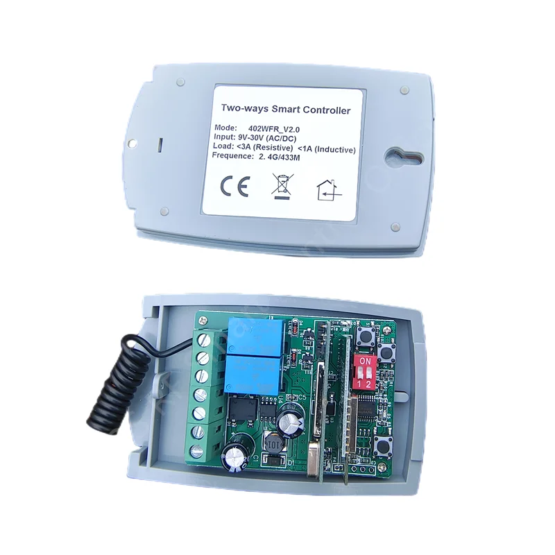 Sistema de Controle Universal Wifi para Porta Automática Controlador Receptor Inteligente de Circuitos 43392 Mhz - Image 4