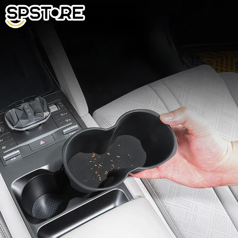 Car Accessories For BYD Yuan UP Water Cup Cushion Car Interior Base Central Control Wireless Silicone Filling Cushion