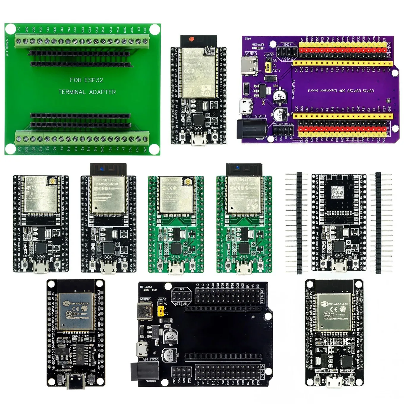 Development Board ESP32 TYPE-C MICRO USB CH340C WiFi+Bluetooth
