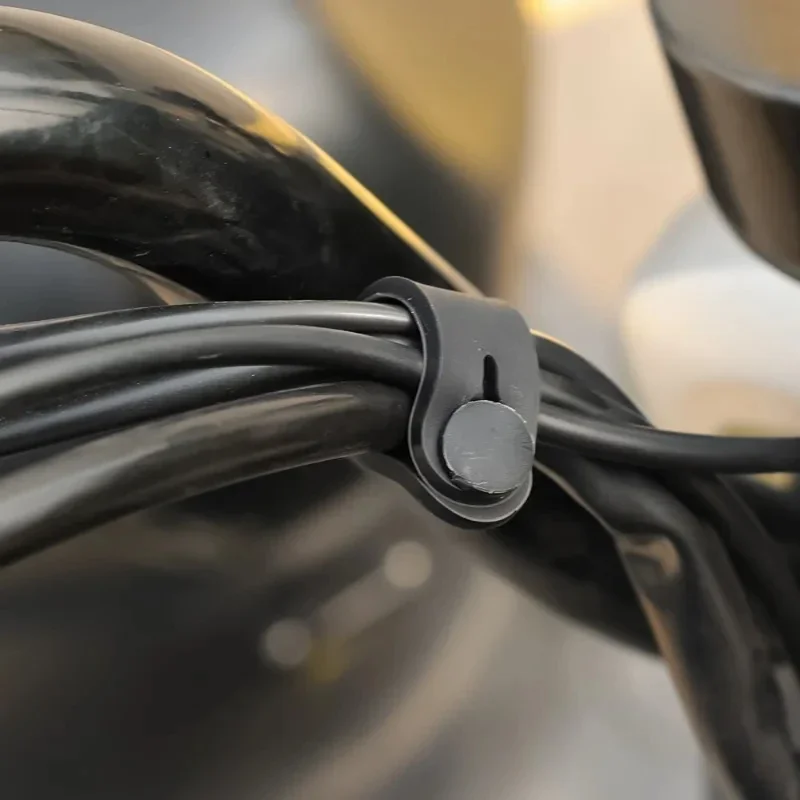 5 PIÈCES PIÈCES De Moto Ruban En Caoutchouc Pour Cadre Fixations De