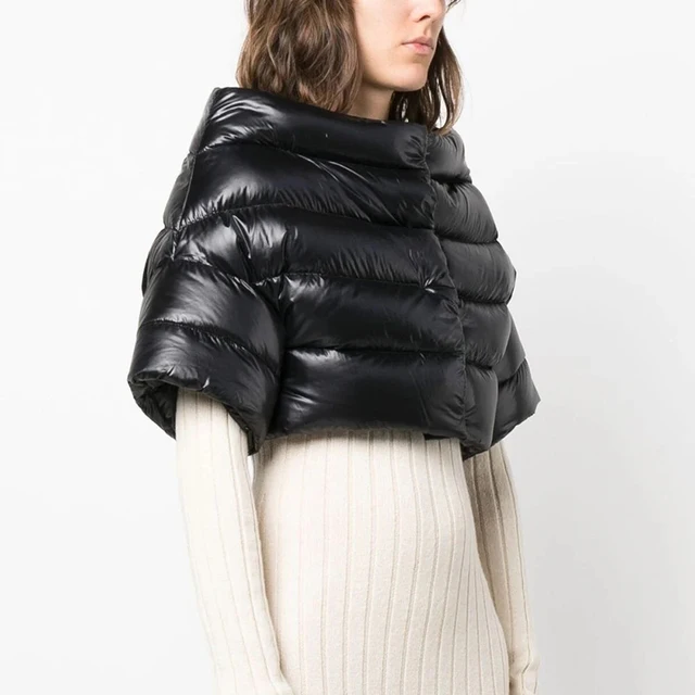 Off The Shoulder Cropped Puffer Jacket 29