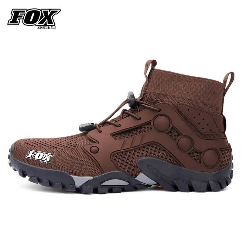 Cycling Shoes Fox Cycling Team MTB Shoes Men Mountain Road Bike Sneakers Motorcycle Shoes Waterproof Bicycle Outdoor Sneakers Winter
