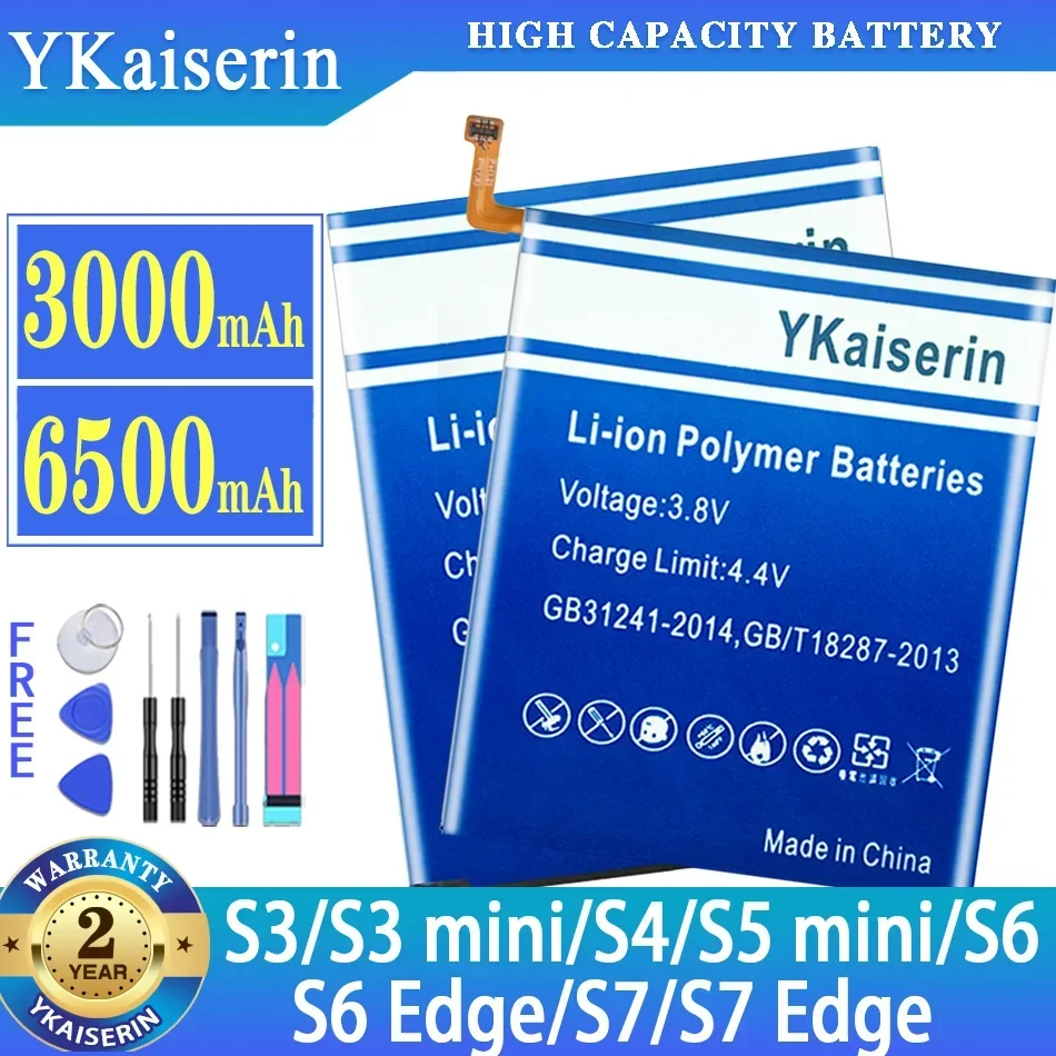 Batteria Per Samsung Galaxy S5 S S2 S3 Mini S4 S6 S7 Edge S8 S9 Plus Sm G 900/930/920/900S/950/925 I9000 Eb Bg900Bbe Batteria