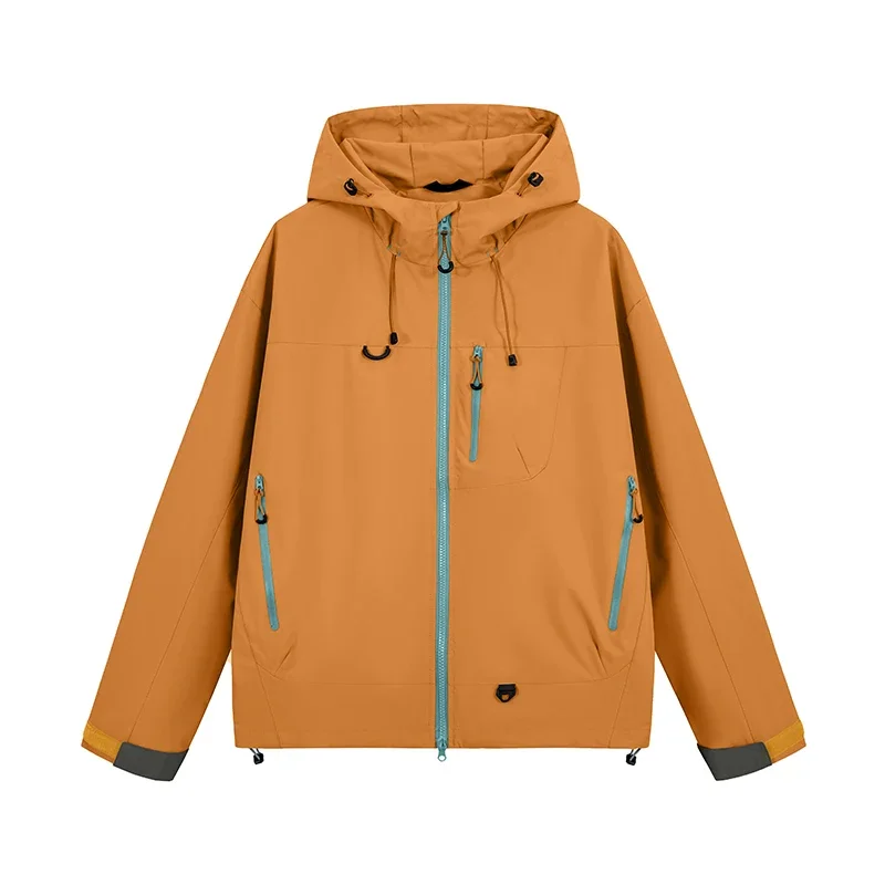 Unisex Waterproof Hooded Hiking Jacket 13