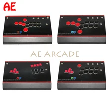 MIXBOX MX DIY Keyboard Plus Sanwa Button  Hitbox Style Arcade Joystick Fight Stick Game Controller For PS4/PS3/PC Hot-Swap