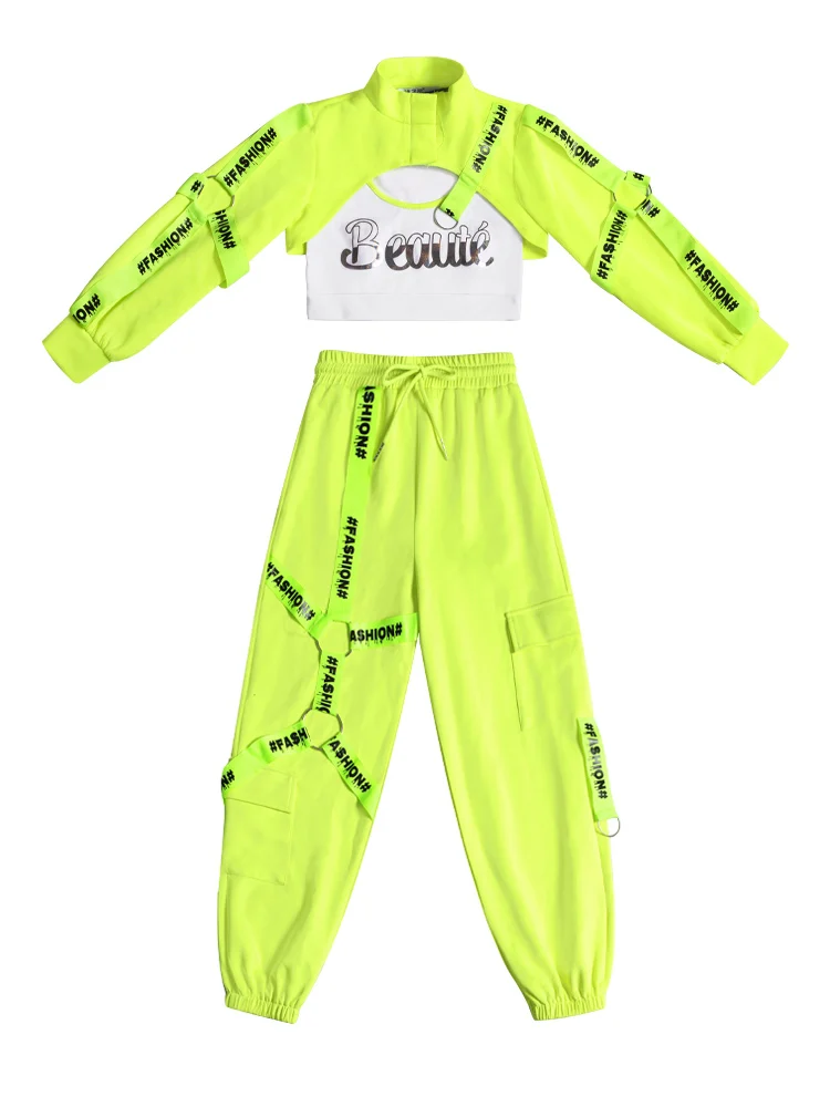 ZZL Fashion Cool Urban Kids Wear K-pop Stages Outfits Y2K