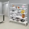 Adjustable Stainless Steel Storage Shelves 5 Tier Industrial Shelving Garage Warehouse Kitchen 6