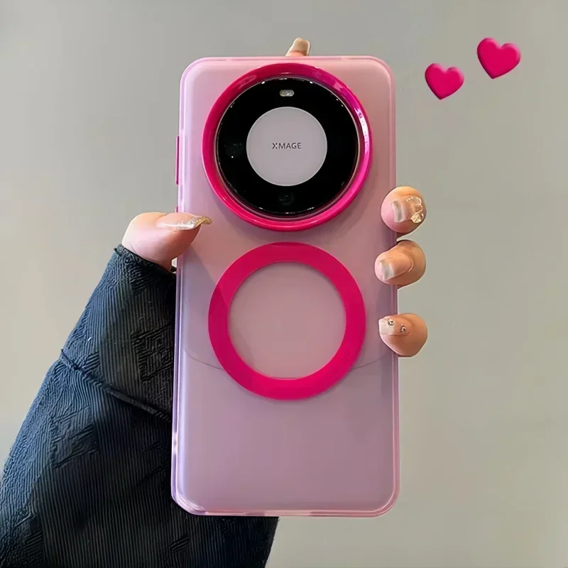 Candy Color Shockproof Magnetic Phone Case with Magsafe