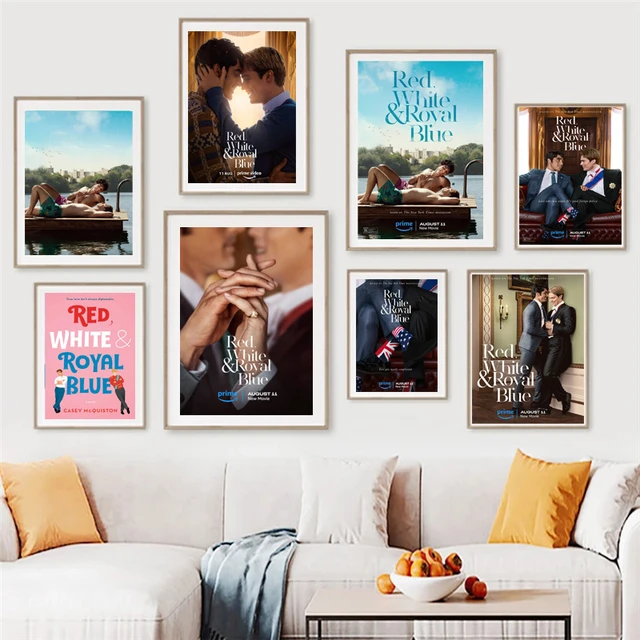 Royal Blue And Red Home Decor