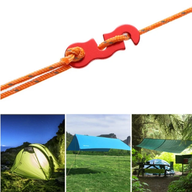 10pcs Adjustable Camping Tent Cord Rope Buckle S Type Tensioners Fastener  Kit Outdoor Camping Tents Securing Accessories - AliExpress