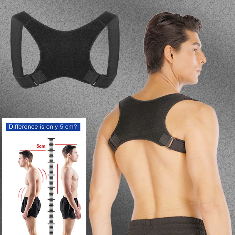 

New Posture Corrector Belt Adjustable Clavicle Spine Back Shoulder Lumbar Men Women Posture Correction Back Brace Dropshipping