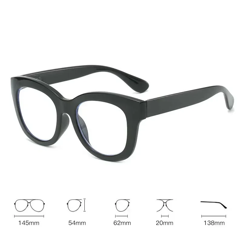 Portable Large Frame Reading Glasses Men Women High-definition Presbyopia Eyeglasses Diopter anti blue light Gafas 0 to +4.0 6