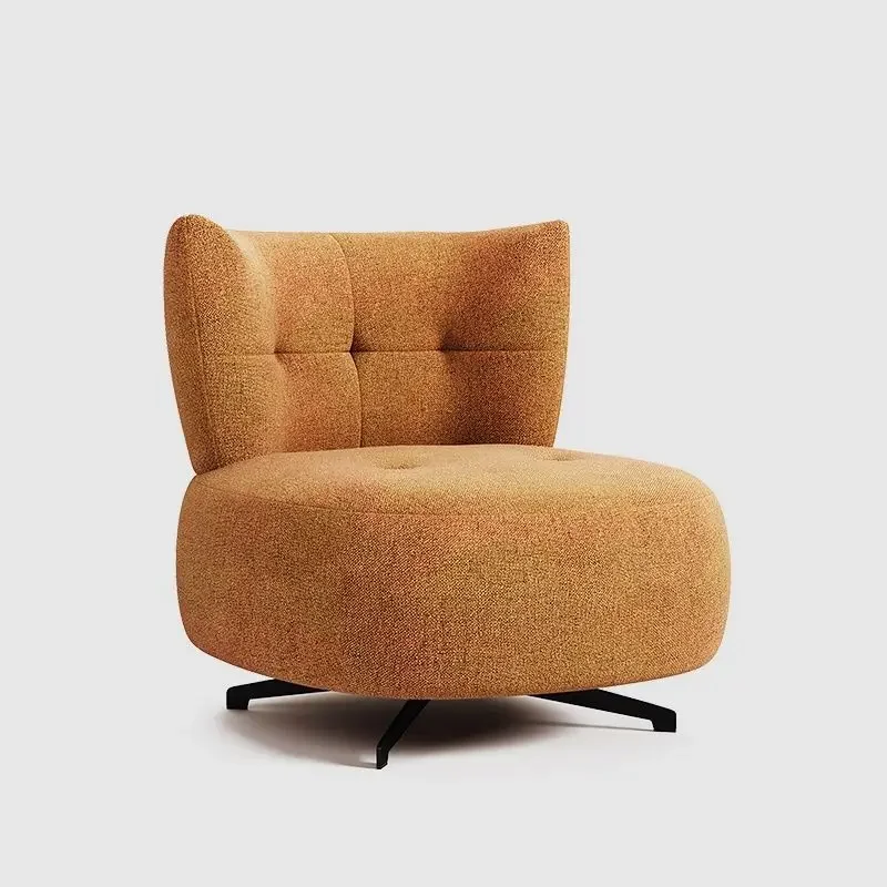

Single Sofa Chair Minimalist Rotatable Single Chair Modern Simple Balcony Bedroom Living Room Nordic Light Luxury Lazy Recliner