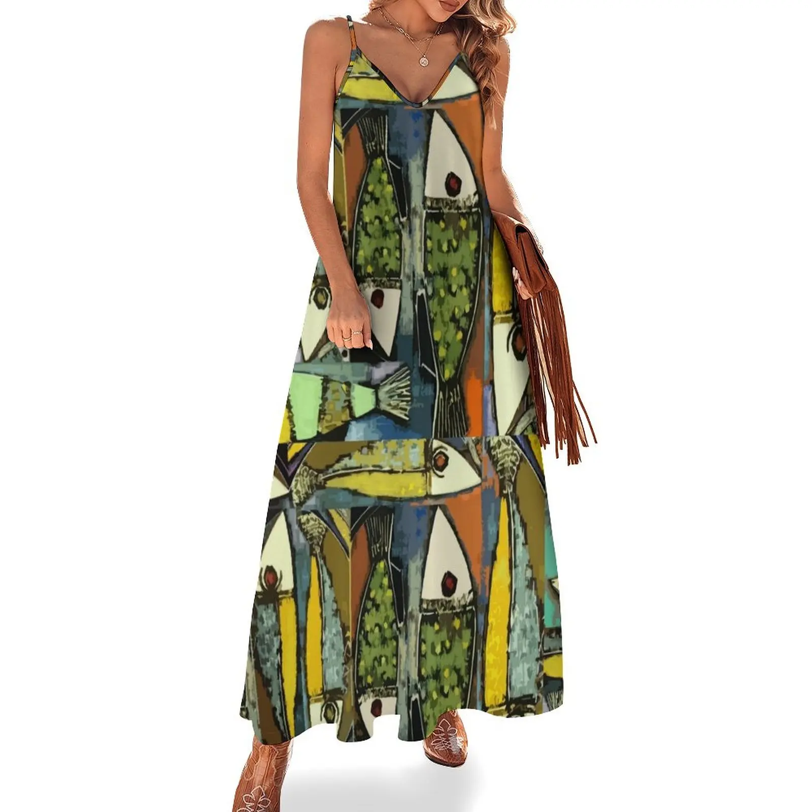 

FISHY Sleeveless Dress clothing women summer 2024 Women's clothing Women's summer suit