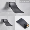 Chrome/Brushed Golden/Black Bathtub Faucet Waterfall Nozzle Faucet Replacement Piece Bath Basin Faucet Single Water-Tap New Hot 5