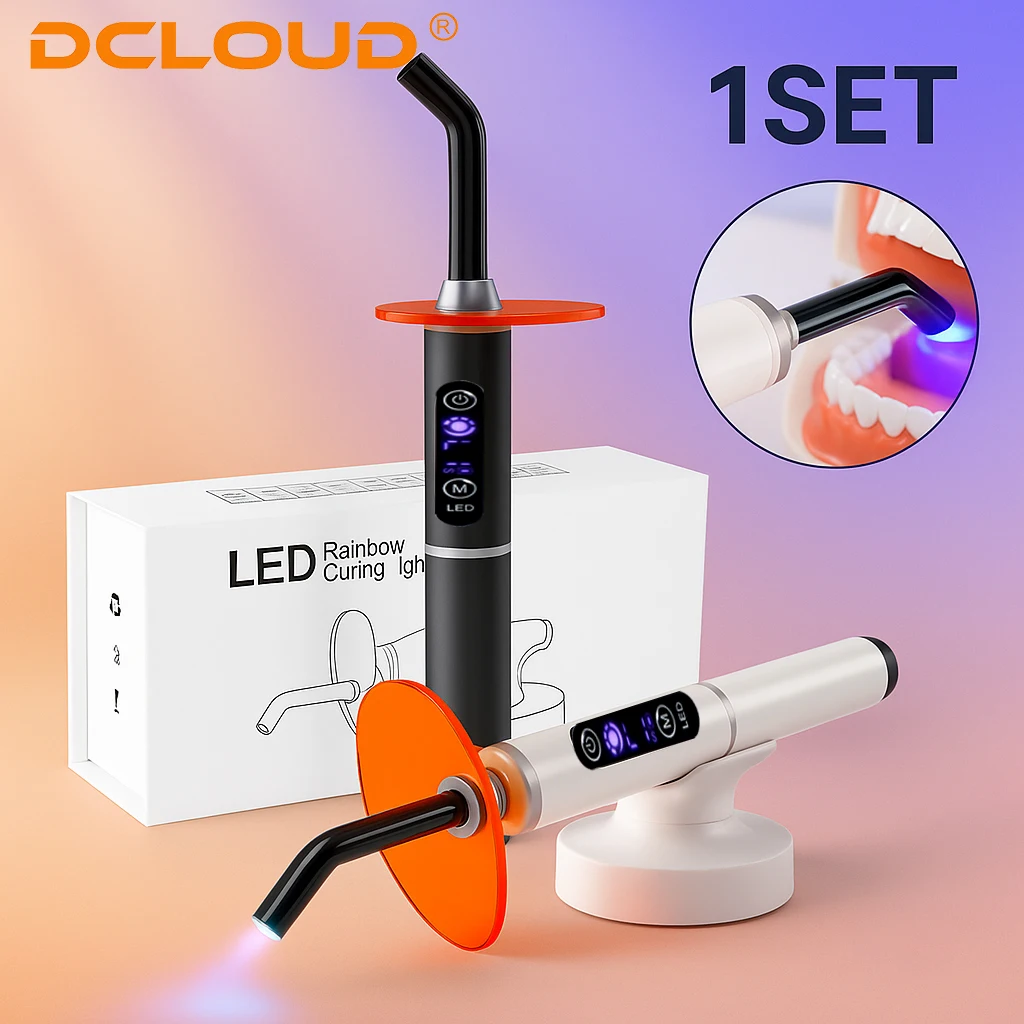 โคมไฟ LED ทันตกรรม 1 วินาที 3 โหมด 2500mW/cm²