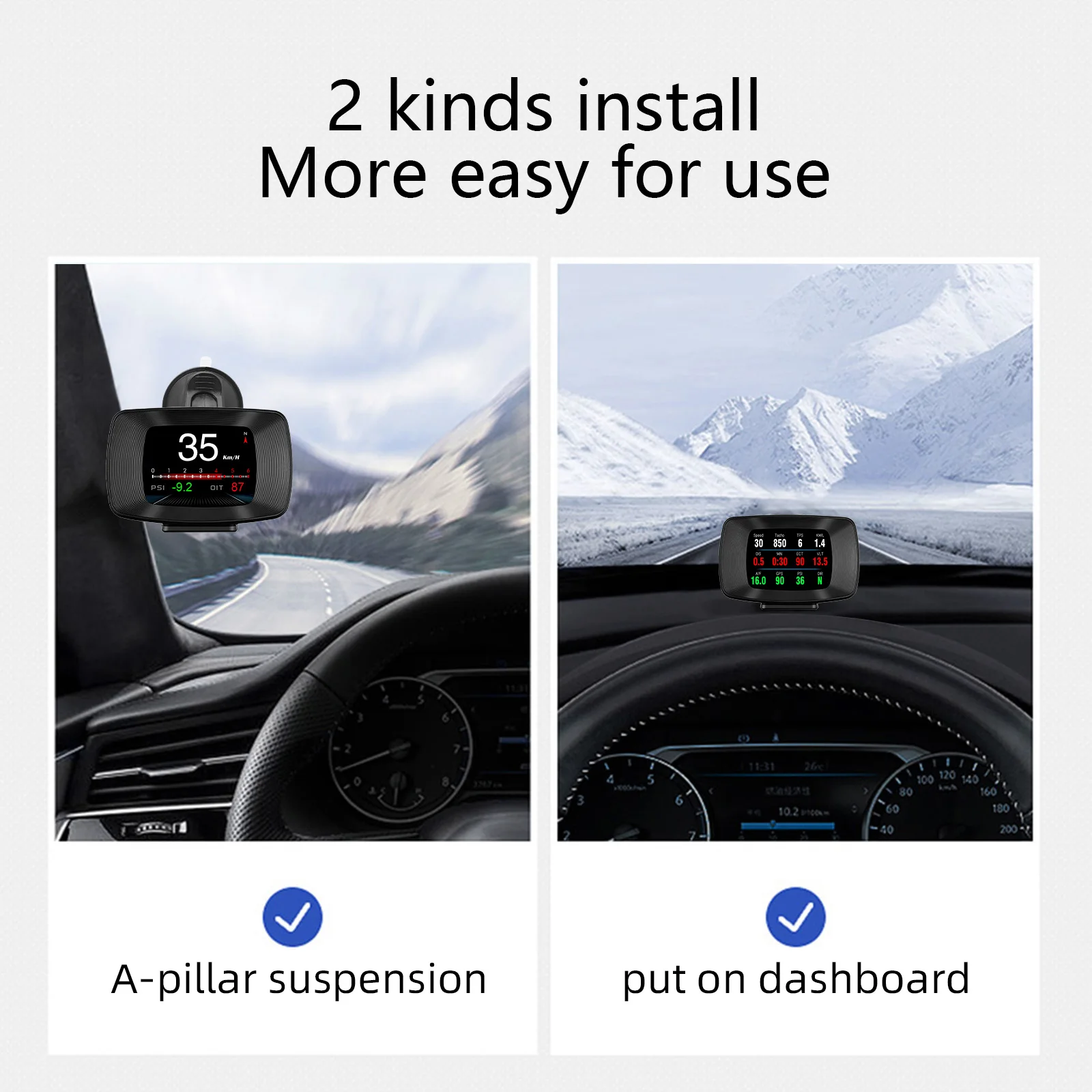 HD P13 GPS OBD ý ڵ , ڵ HUD    ÷, 극ũ ͺ ӵ , ð ˶ ĳ, º ǻ