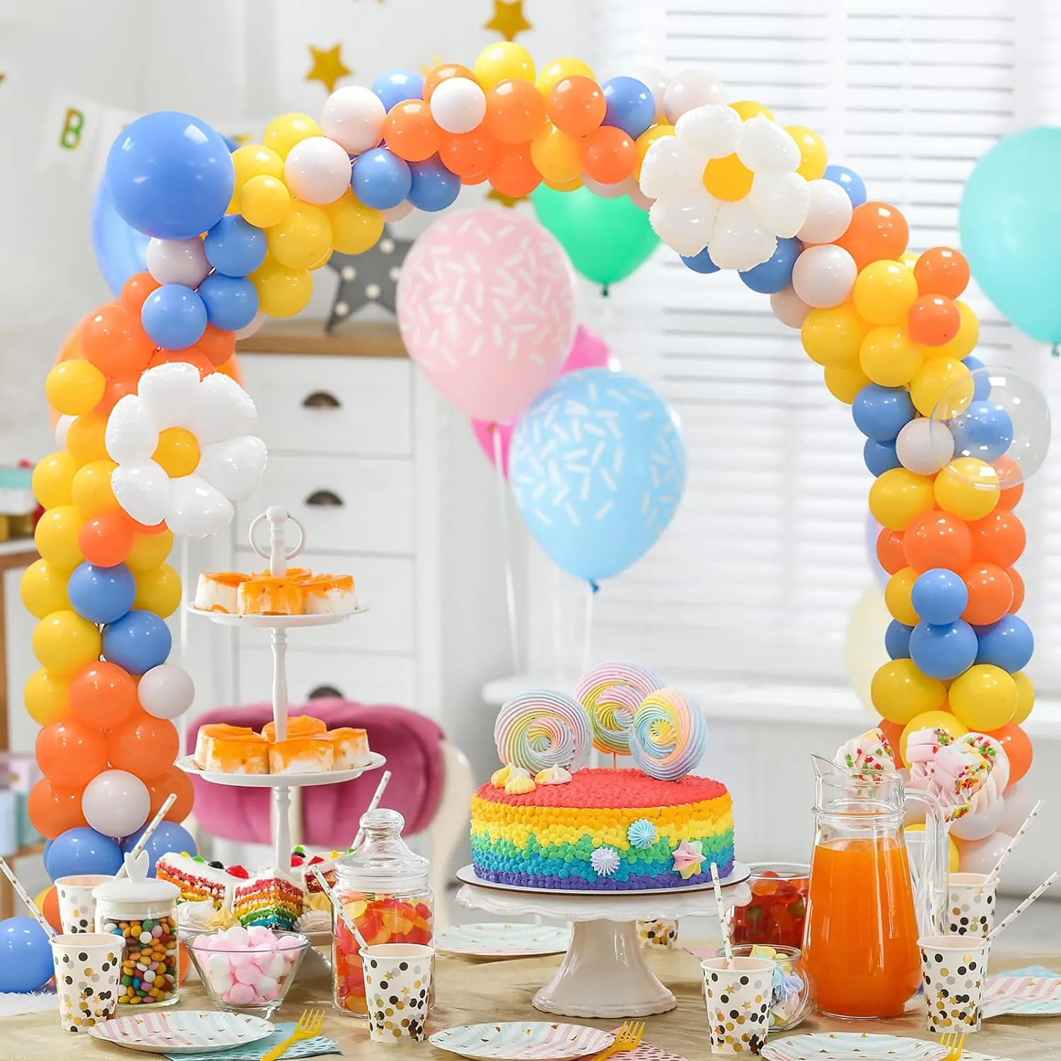 Balloon Arch Kit 1 Set For Tables