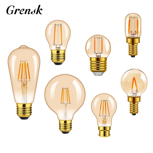 Best LED Filament Lamp E27 12V 24V LED Light Bulb A19 St58 4W E27