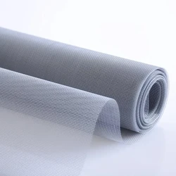 Premium Insect-Repellent Window Mesh - High-Density, Breathable, Customizable Screen in Black, White, Gray - 200x400cm (Grey)