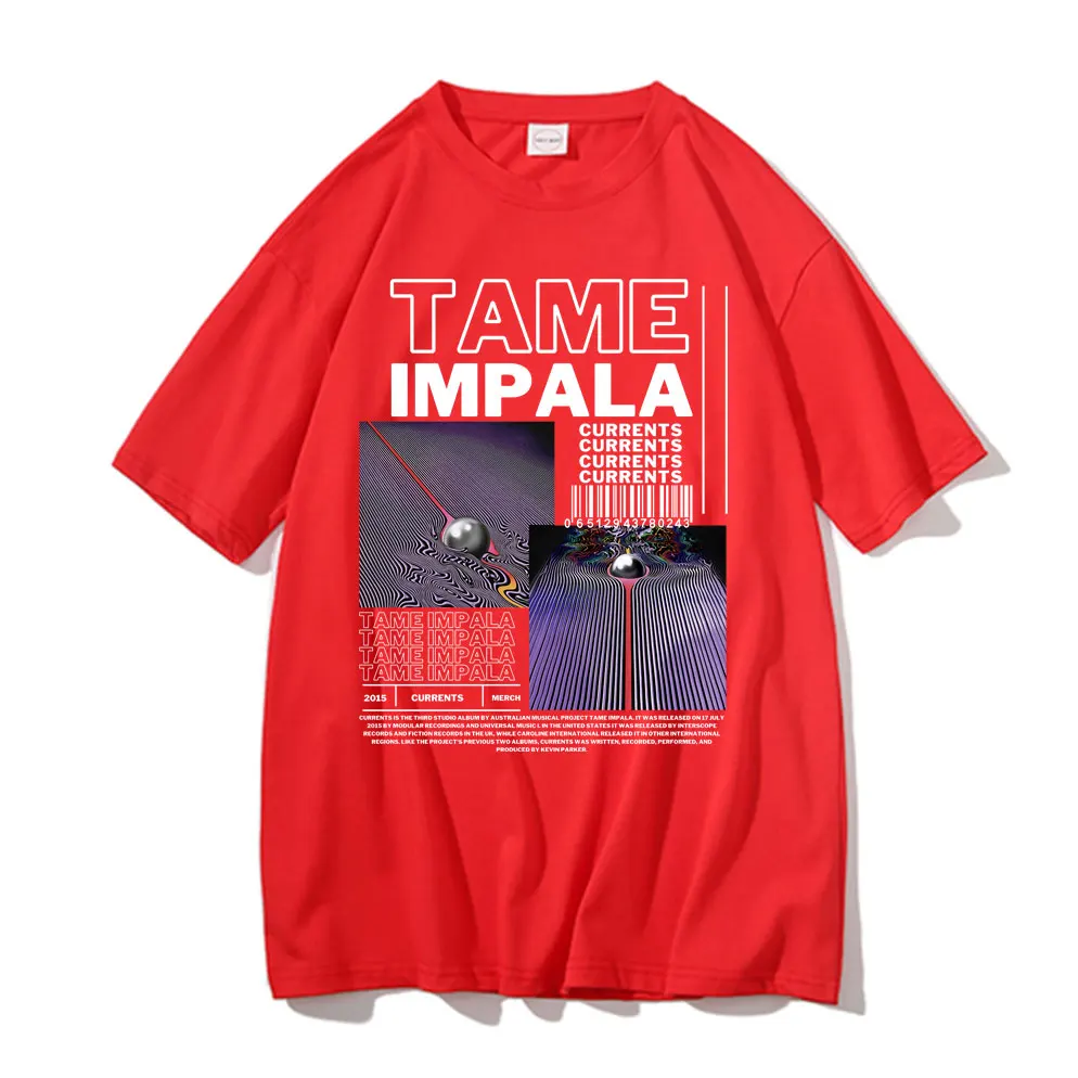 Tame Impala Currents Graphic Print T-shirts Men Women Fashion
