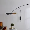 Industrial wall lamp Metal Long Swing Arm adjustable wall light Vintage Wall Sconces Bedside Reading hall wall decoration light 5