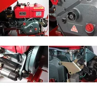 driven tractor diesel engine small wood chipper 2