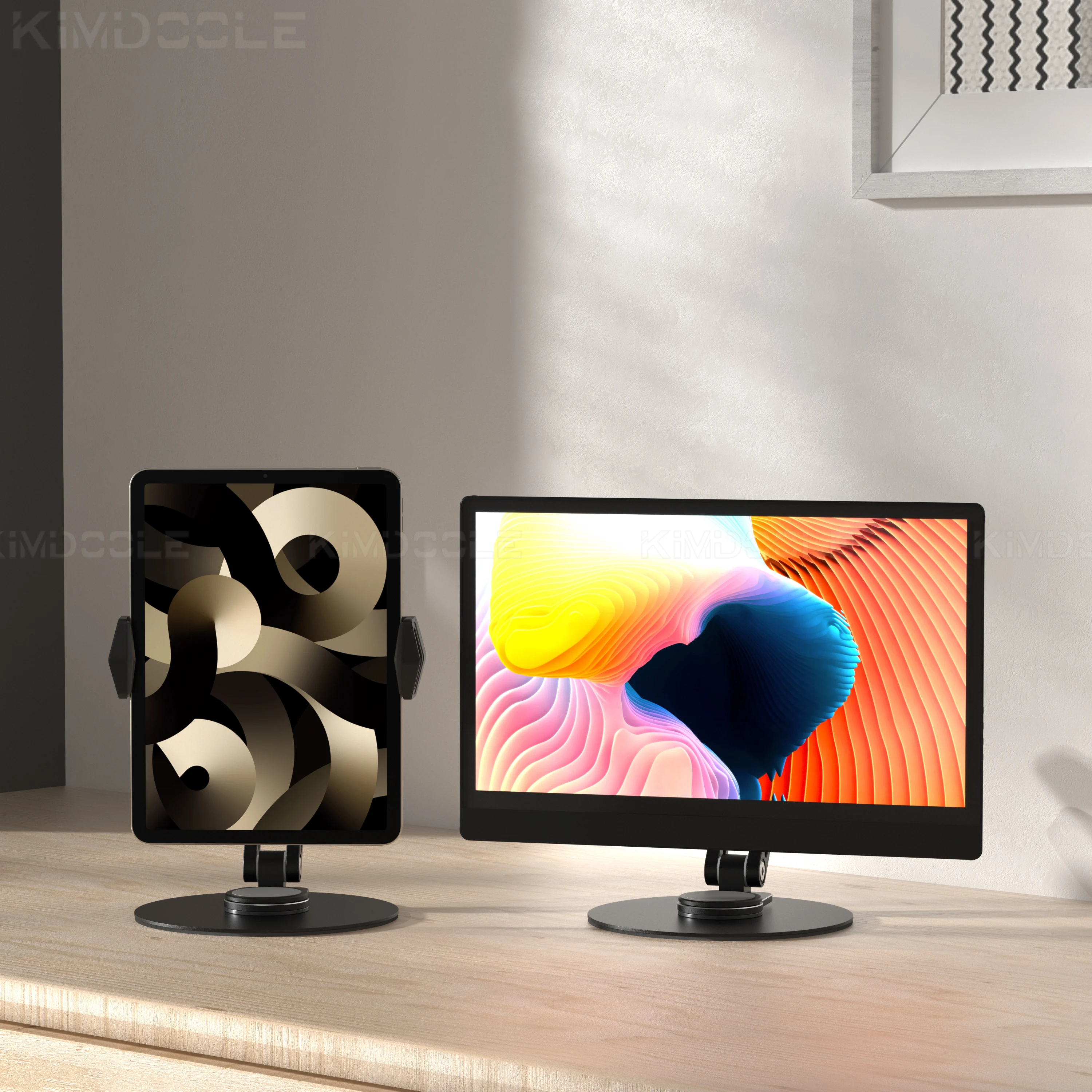 Monitor Foldable Arm Portable Monitor Pad Stand With 360 Rotation thumbnail 6