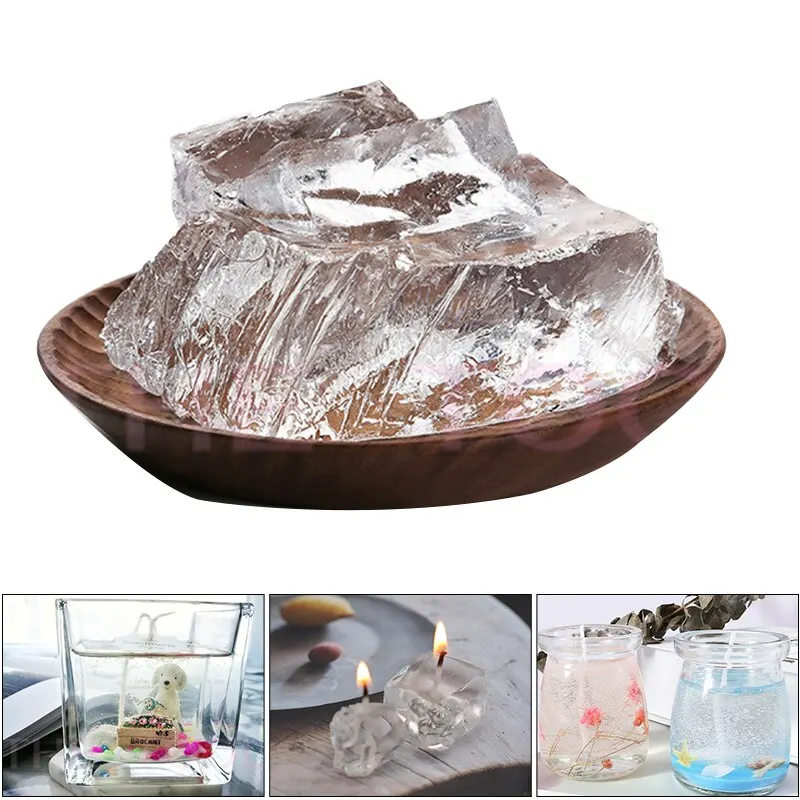 Jelly Wax Transparent Candle Making Natural Raw Material Smokeless for