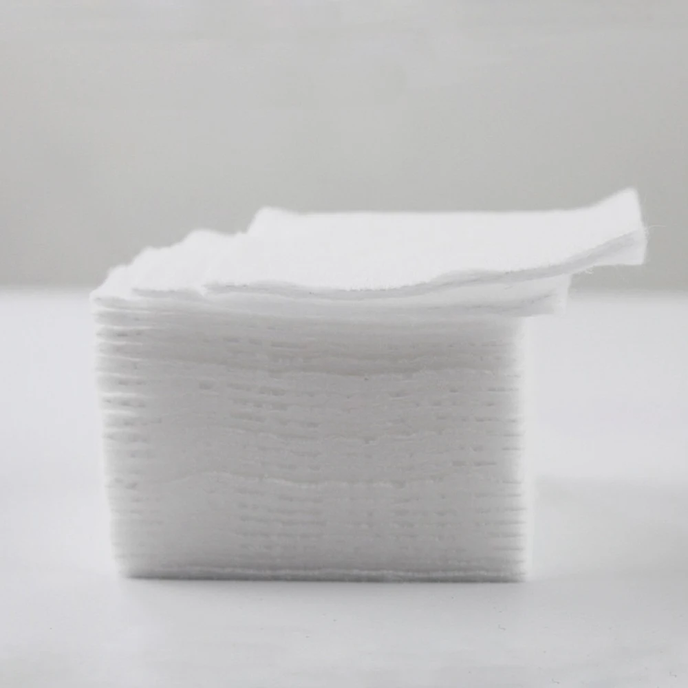 500pcs Thick Cotton Pads 100% Cotton Permanent Makeup Pigment Wipe Pad Disposable Facial Cleaner Nail Cleaning Wipes 2