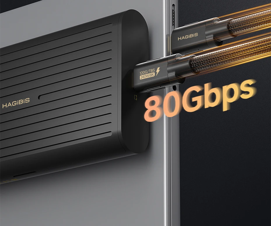 Hagibis 80Gbps Thunderbolt NVMe SSD Enclosure