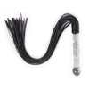 70CM Glass Handle Premium PU Leather Tassel Horse Whip Equestrian Riding Crop Whips for Horse Training 3