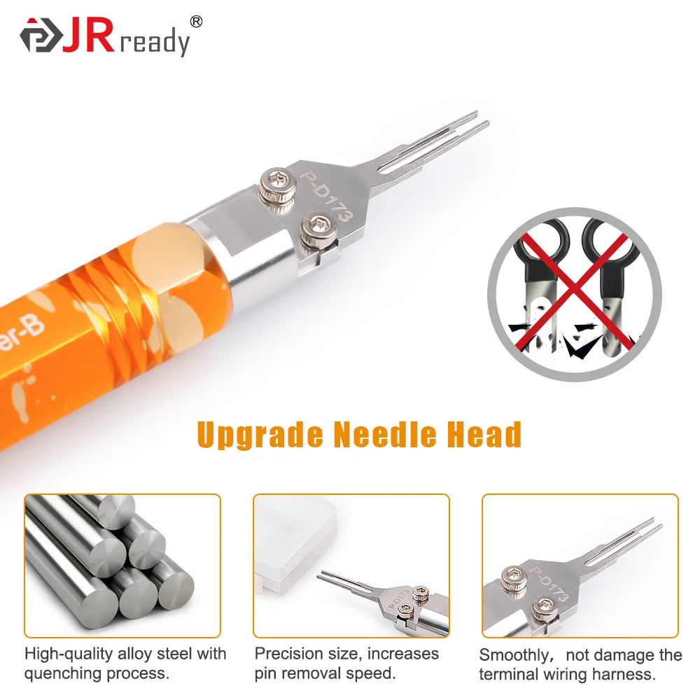 Фото Экстрактор штифтов для эжектора JRready, мини-инструмент для экстракции Jr (Эквивалент Molex 11-03-0044), инструмент для высвобождения терминала №5