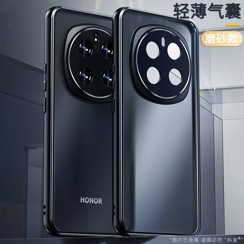 Matte Transparent Shockproof Bumper with Camera Protection