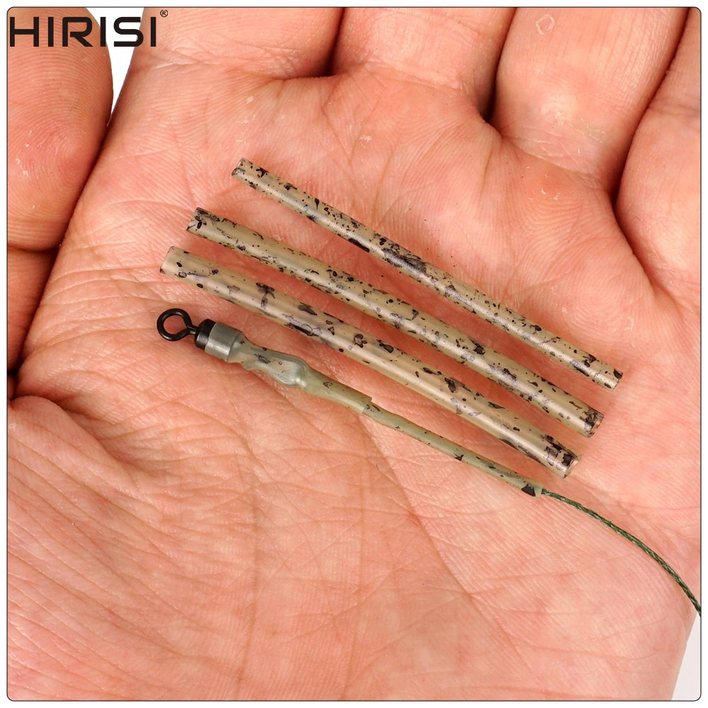 Hirisi AE074 40 Stück Karpfenangeln Schrumpfschlauch 1,4mm 2,8mm 3mm Terminal Tackle Zubehör Grobangel-Ausrüstung – Detail 1