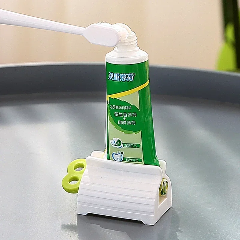 Home Toothpaste Dispenser Squeezer Bathroom Accessories Toothpaste Holder Organizer Hair Dye Cosmetic Creative Squeezer No Waste