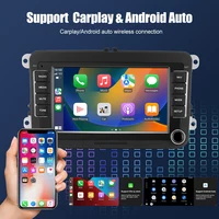 Lecteur d'autoradio Android 2 Din, limitation GPS, WiFi, Carplay pour VW, Volkswagen, Skoda, Octavia, Golf 5, 6, Touran, Passat Gods, Polo, Jetta 3