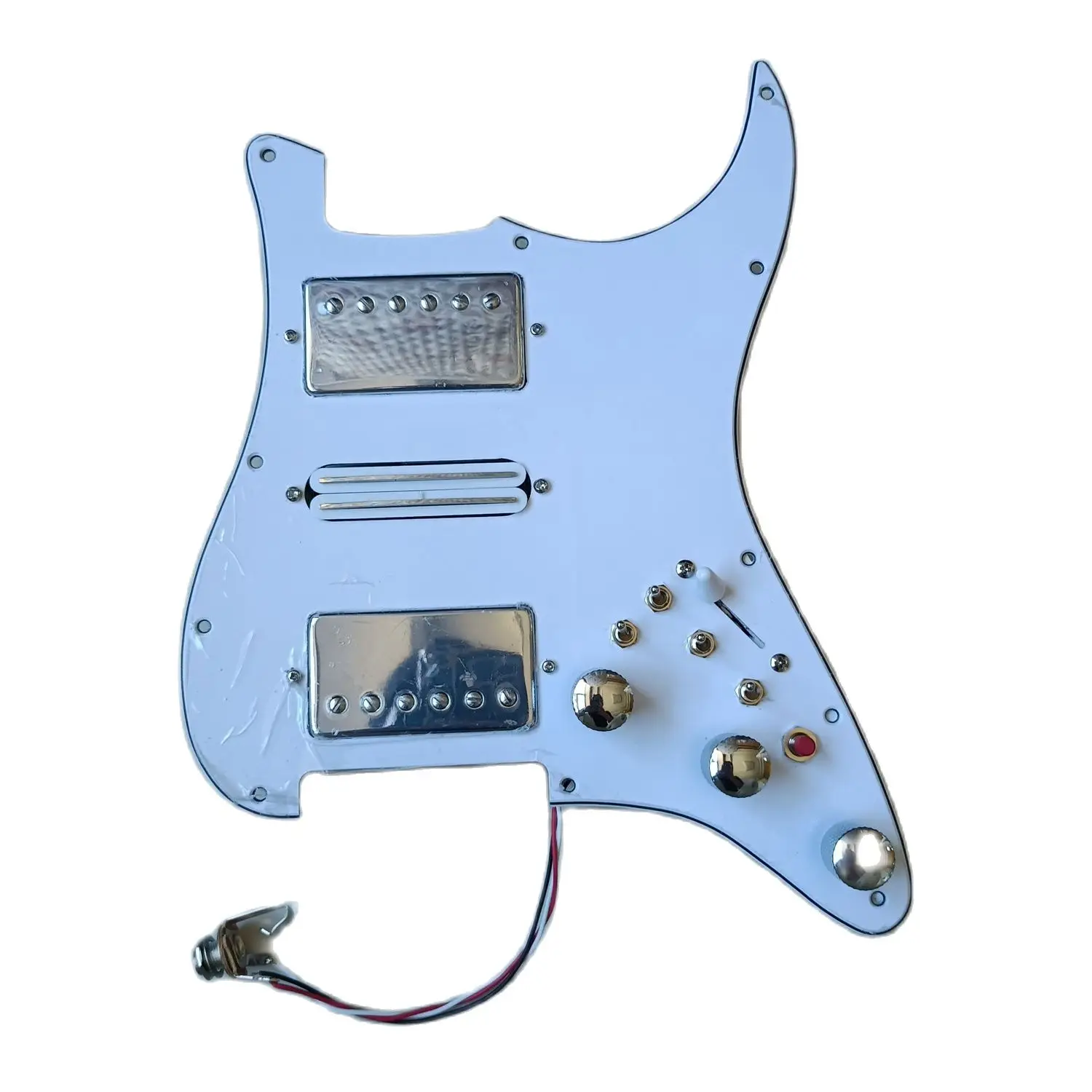 

Обновленный комплект пикапов HSH Pickguard, 7 переключателей, пикапы Alnico V, 4 переключателя с одной резьбой, 20 тонов