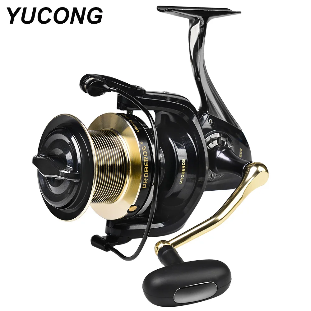 

YUCONG Fishing Reel 8000-10000-12000 Series CNC Machine Spinning Reel 4.1:1 Gear Ratio Fresh/Saltwater Pesca Wheel 26-30kg Drag