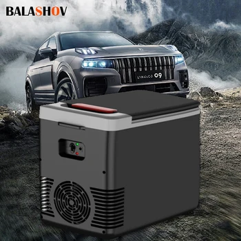 10L mini Refrigerator For Car Home Travel Refrigerator 12V 220V Auto Freezer Cooler & Warmer Electric Fridge Portable Icebox 1