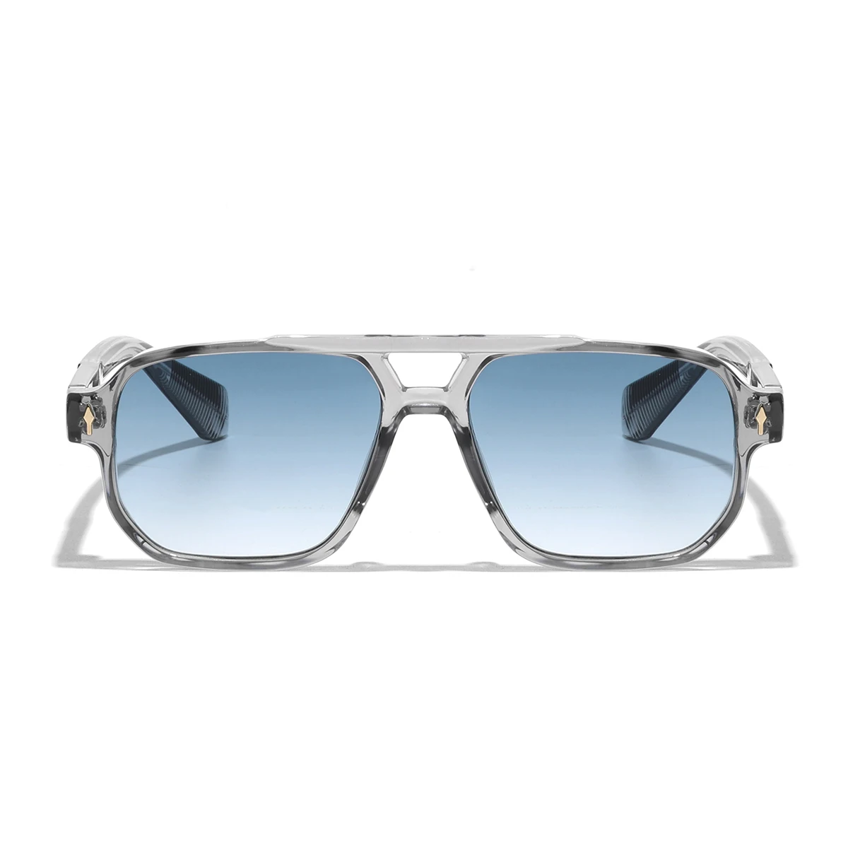 Vintage Transparent Frame Unisex Sunglasses with UV400 Protection – Luxury Designer Style