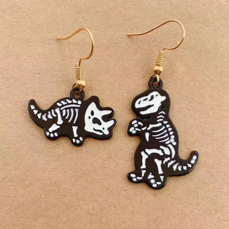Earrings for Women Girls Drop Dangle Teens Charm Party Halloween Skull Cross Horror Skeleton Death Bat dangle earrings drop earrings cross earrings