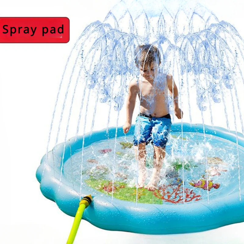 

Летняя уличная детская водная Подушка, развлекательный износостойкий металлический фонтан из ПВХ