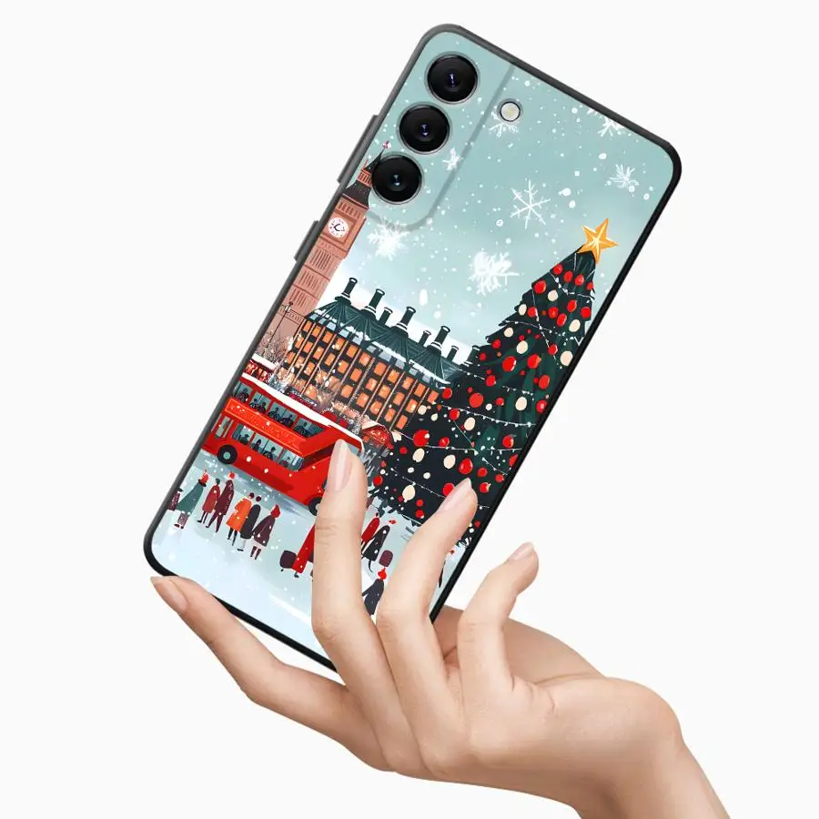 Christmas Town Festive Phone Case - Holiday-Themed Protective Cover