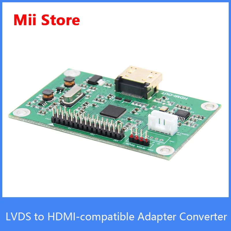 LVDS To HDMI-Compatible Adapter Board Converter Compatible with 1080P 720P Resolution Support Raspberry Pi