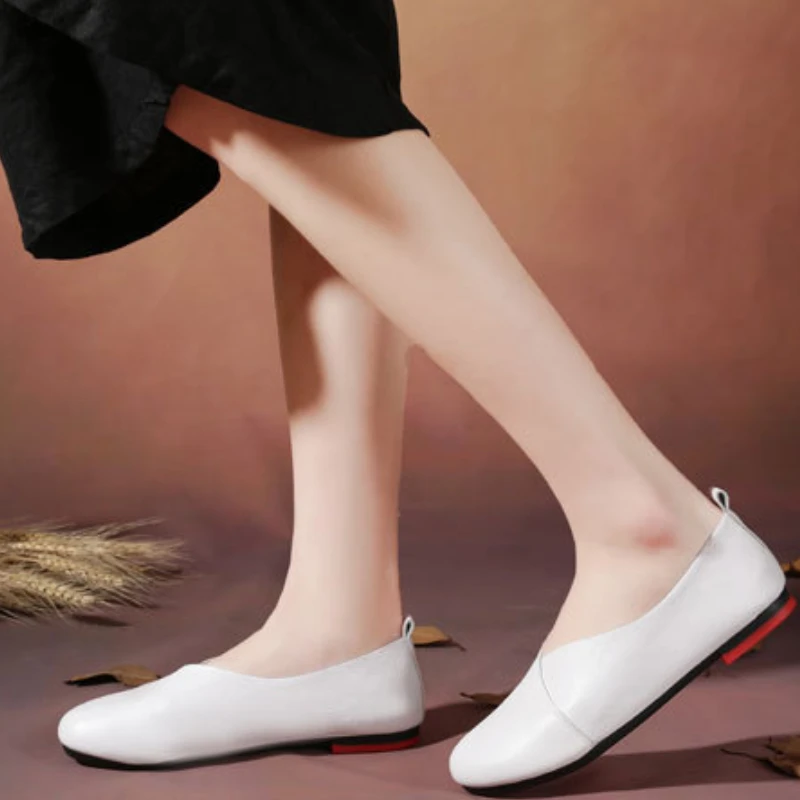 

балетки женские балетки кроссовки женские летняя обувь женская лоферы женские Мокасины женские в стиле ретро, удобные туфли на плоской подошве, круглый носок, мягкая подошва, элегантные Лоферы для взрослых, весна-осень