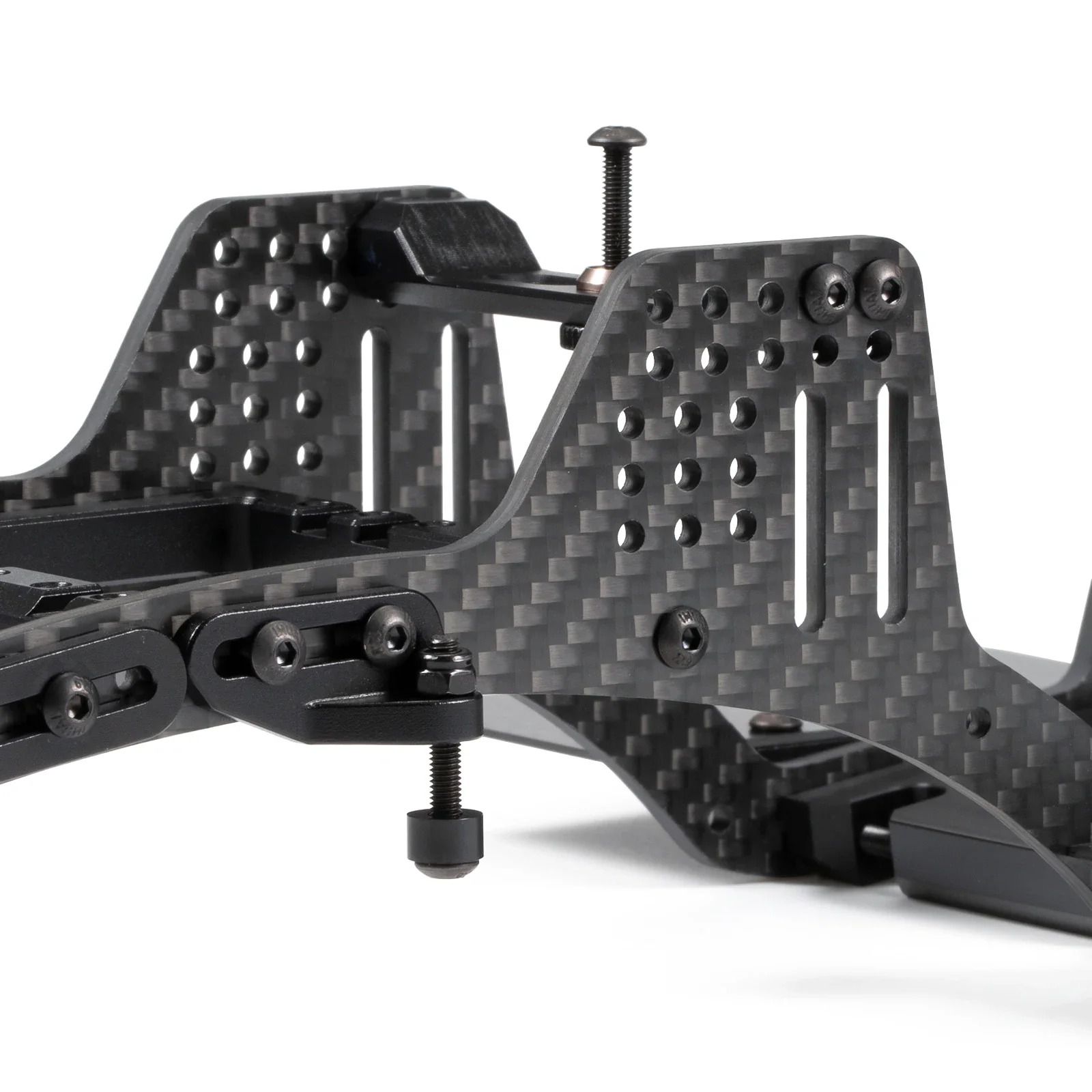 1/10 Carbon LCG FS Chassis Kit with 8 Degree Angled Forward Skid