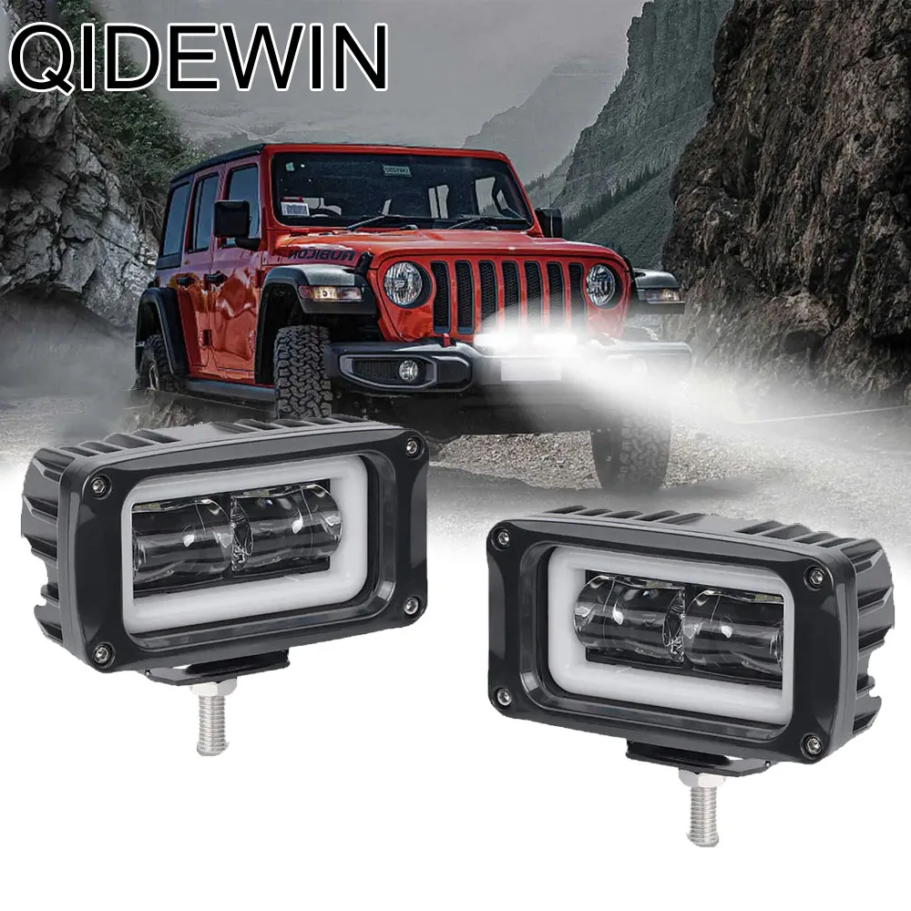 

4'' LED Work Light Auxiliary Spotlights Offroad Motorcycle Driving Fog Light For Jeep Truck Car Pickup ATV UTV SUV 4x4 Headlight