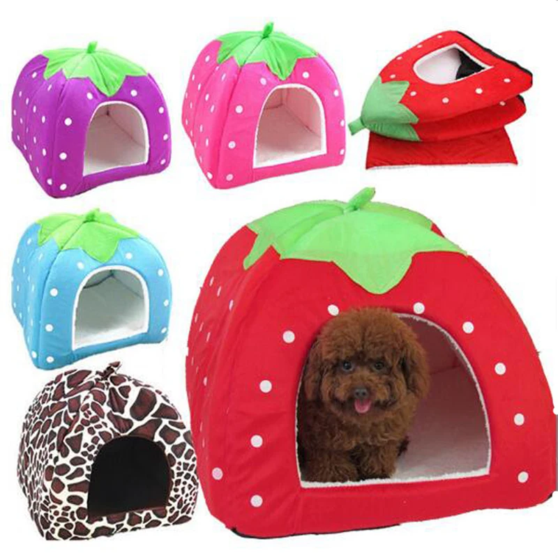 Portable Pet Cat House Tenda Per Animali Domestici Dog House Divano Letto Dog Kennel Warm Sleeping Puppy Dog Forniture Per Gatti Gatti Stuoie Gabbia P